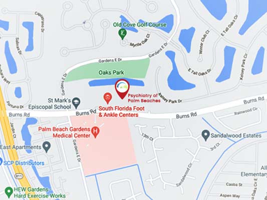 Get Directions to Psychiatry of Palm Beaches in Palm Beach Gardens, FL