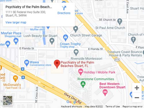 Get Directions to Psychiatry of the Palm Beaches in Stuart, FL