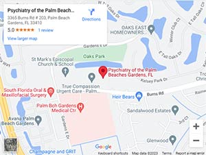 Get Directions to Psychiatry of Palm Beaches in Palm Beach Gardens, FL