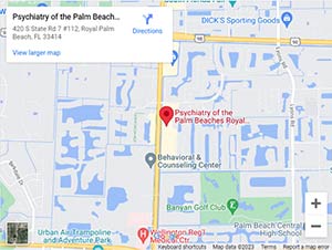 Get Directions to Psychiatry of the Palm Beaches in Royal Palm Beach, FL