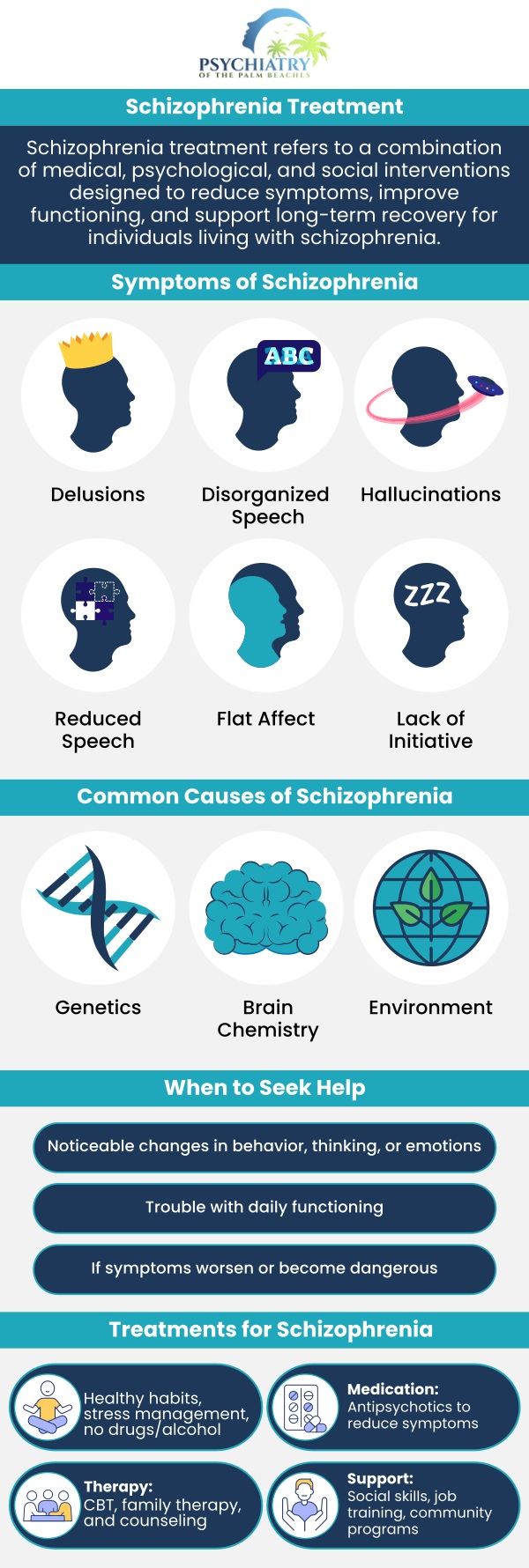 Schizophreniform Disorder, similar to schizophrenia but shorter in duration, requires prompt and effective treatment to prevent progression. Our approach combines medication, psychotherapy, and support services to manage symptoms and support recovery. We focus on personalized care plans that address both the acute phase and the transition to long-term management. For more information, please contact us or book an appointment online. We have convenient locations to serve you in Jacksonville, Boynton Beach, Palm Beach Gardens, Stuart, Royal Palm Beach, Port St. Lucie, Melbourne, Fort Lauderdale, and Jupiter, FL.