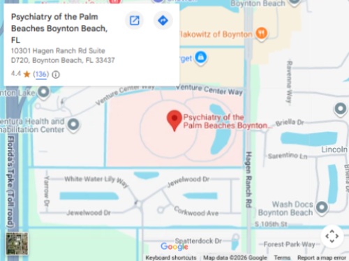 Directions From Your Location to Psychiatry of the Palm Beaches in Boynton, FL Directions From Your Location to Psychiatry of the Palm Beaches in Boynton, FL