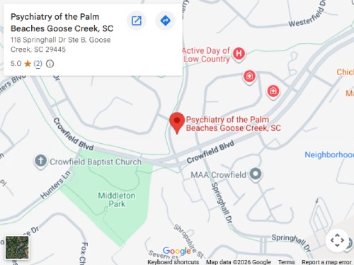 Directions From Your Location to Psychiatry of the Palm Beaches in Boynton, FL