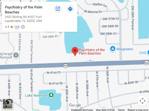 Directions From Your Location to Psychiatry of the Palm Beaches in Ft. Lauderdale, FL Directions From Your Location to Psychiatry of the Palm Beaches in Ft. Lauderdale, FL
